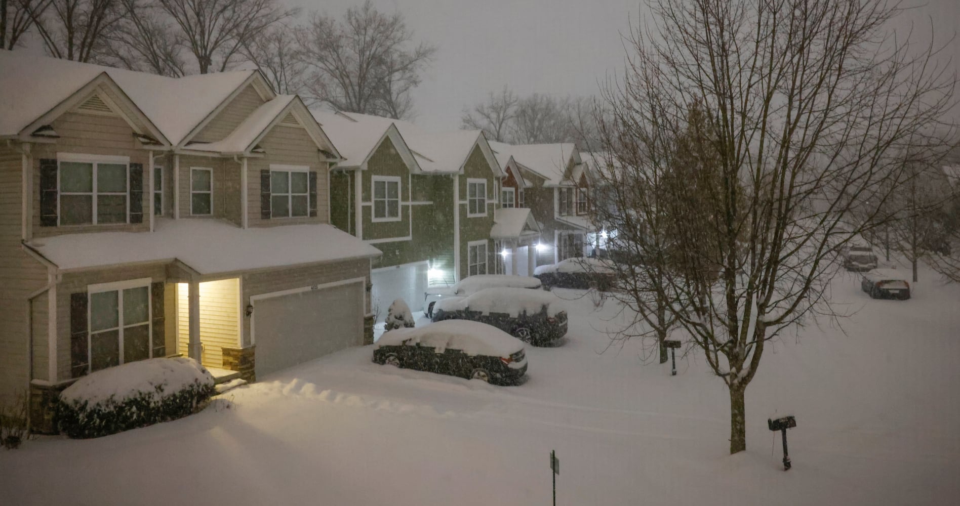 Snow in Central Ohio 