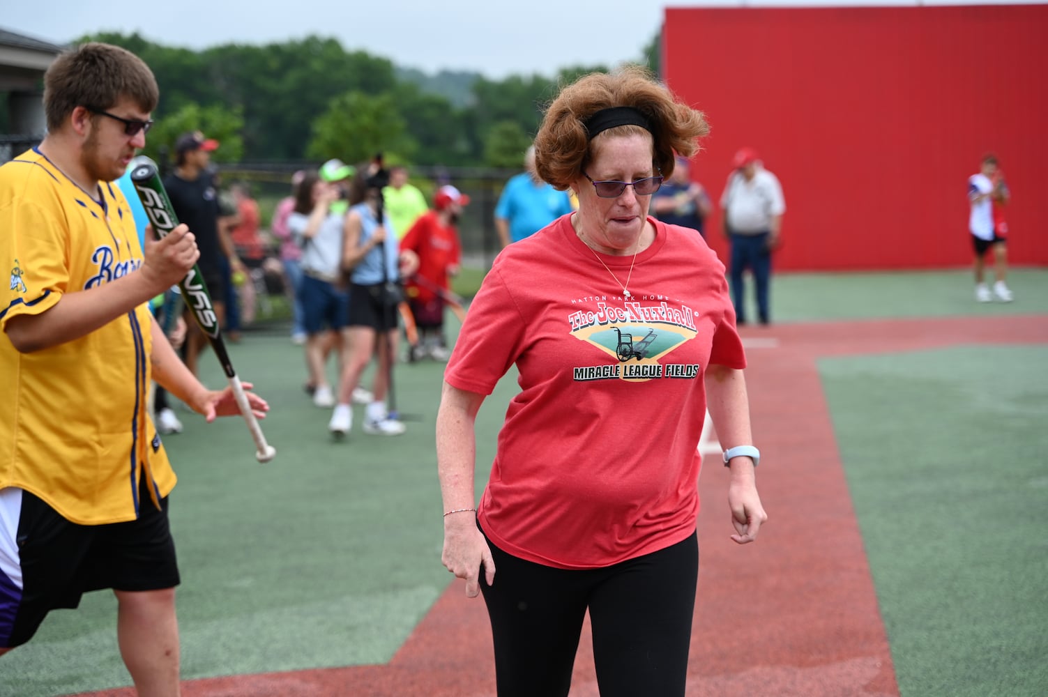 Savannah Bananas make a surprise visit to Nuxhall Miracle League in Fairfield