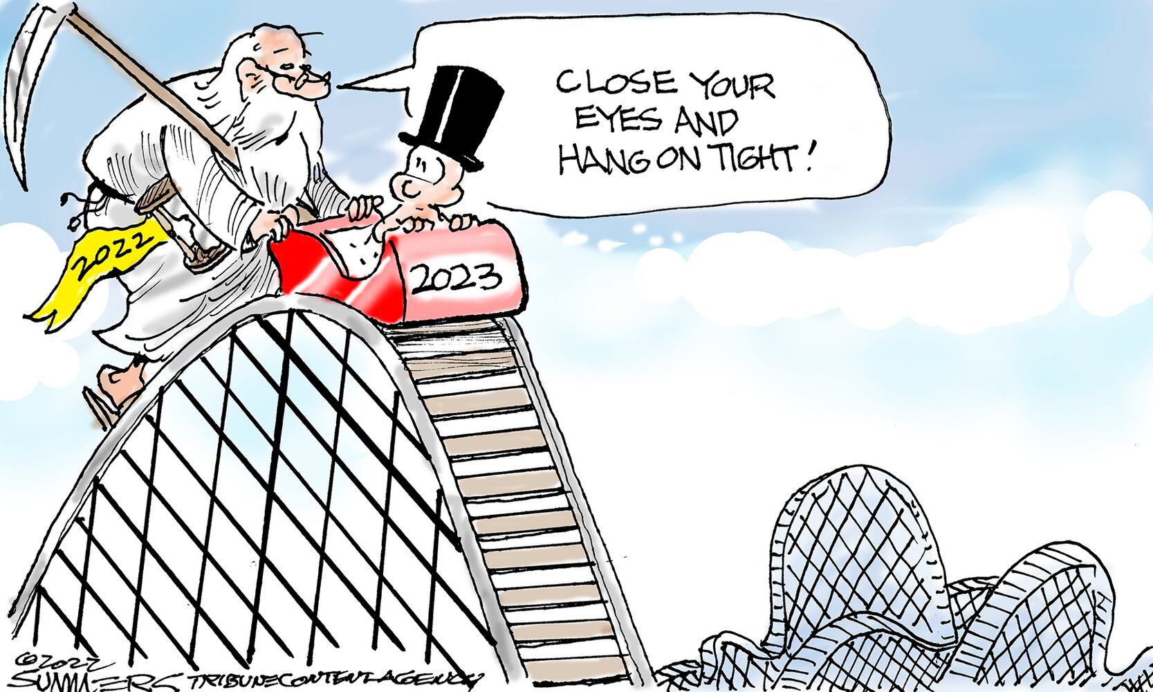 WEEK IN CARTOONS: New Year, Southwest, George Santos and more