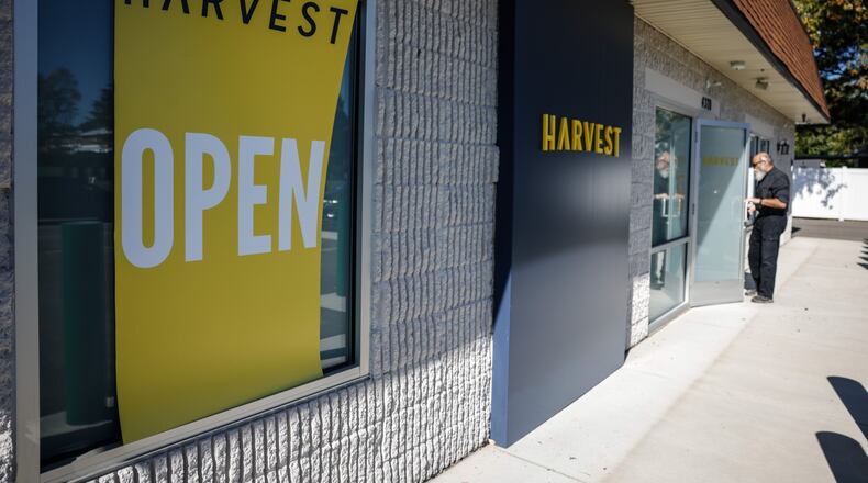 Harvest of Ohio is opening a new marijuana dispensary on Tonawanda Trail in Beavercreek. The grand opening is Tuesday Oct. 26. JIM NOELKER/STAFF
