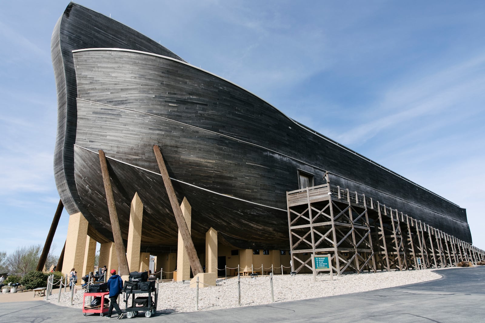 The Ark Encounter is seen in Williamstown, Ky., Friday, March 21, 2025. (AP Photo/Madeleine Hordinski)