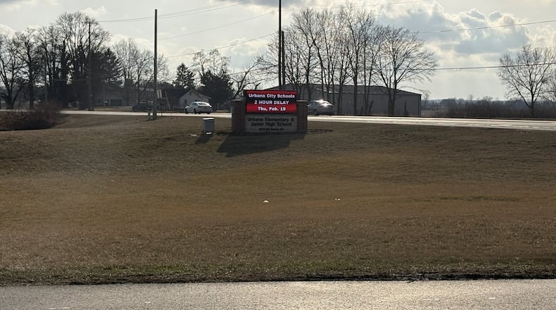 Urbana Elementary and Junior High School at 1673 S. U.S. 68. Brooke Spurlock/Staff