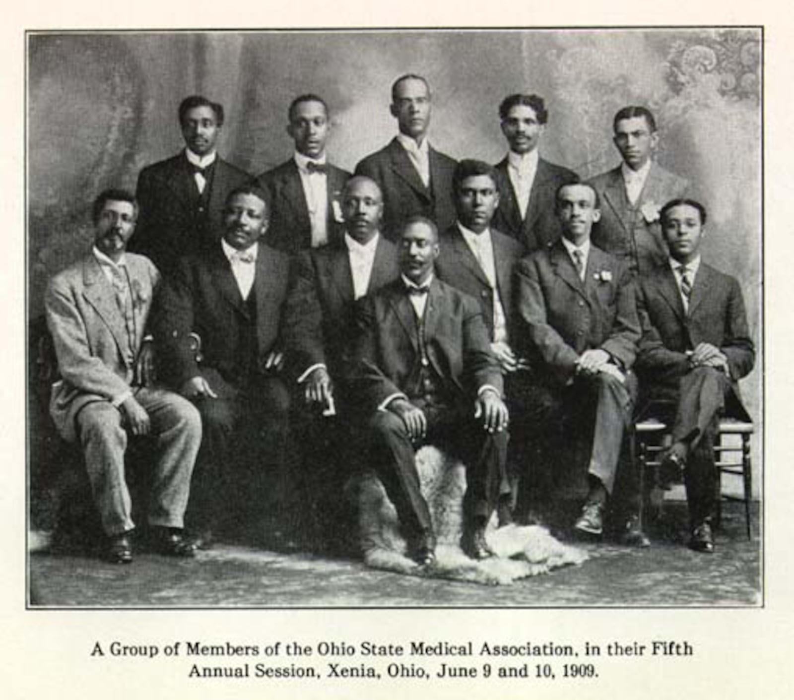 A group of Ohio State Medical Association members, including Dr. Thomas W. Burton. CONTRIBUTED