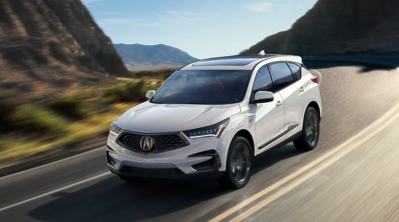 The Acura RDX, which is assembled at Honda’s facility in Marysville, saw sales jump 75 percent compared to October 2017./Submitted by Honda