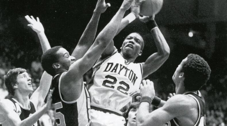 University of Dayton basketball legend Roosevelt Chapman in the 1980s.