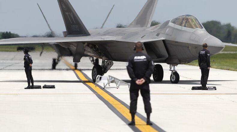 The U.S. Air Force F-22 Raptor. TY GREENLEES / STAFF