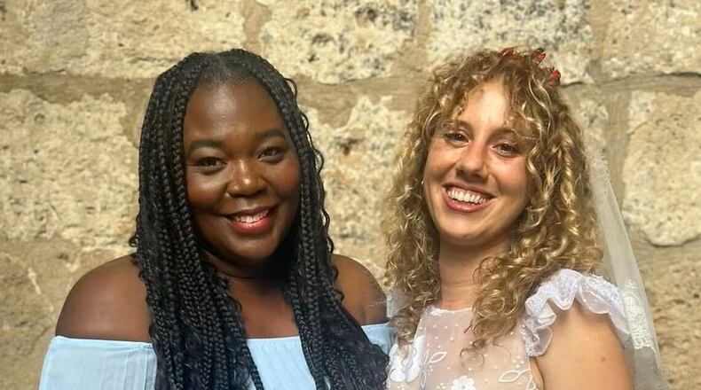 Maya Watson, left, and Lexi Nisita, right, are the Georgia-based co-founders of social connection app Why?! PHOTO CONTRIBUTED/WHY?! APP