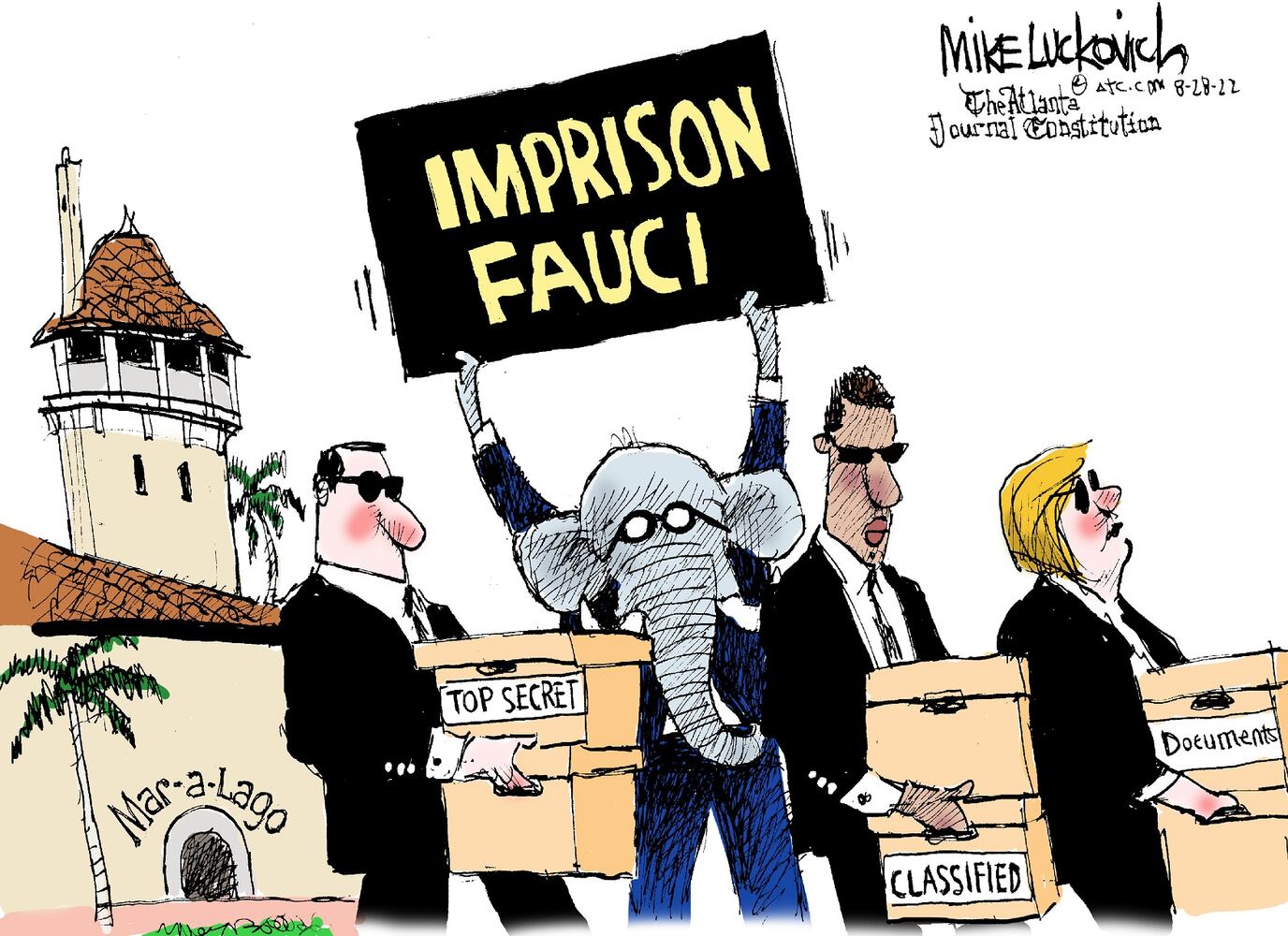 WEEK IN CARTOONS: Student loans, redacted affidavit, Fauci and more