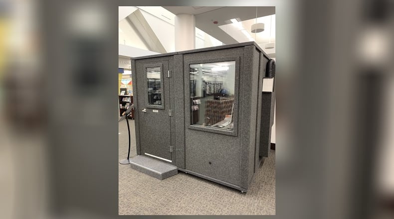 The Clark County Public Library has added a WhisperRoom Audio Booth at the main location. Contributed