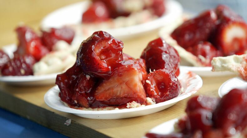 Strawberry pie is always a hot seller at the Troy Strawberry Festival. (CONTRIBUTED)