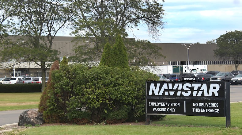 A fire at a GM supplier in Michigan will mean some workers at Navistar’s Springfield plant will not report to work later this month for about a week, according to information from Navistar. JEFF GUERINI/STAFF