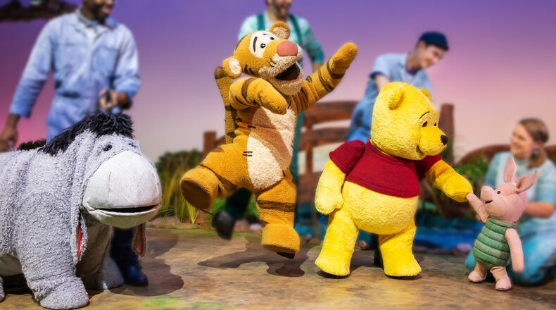 The U.S. National Tour of “Disney’s Winnie the Pooh: The New Stage Musical Adaptation” will bring the beloved storybook characters to life at the Clark State Performing Arts Center on Sunday.
