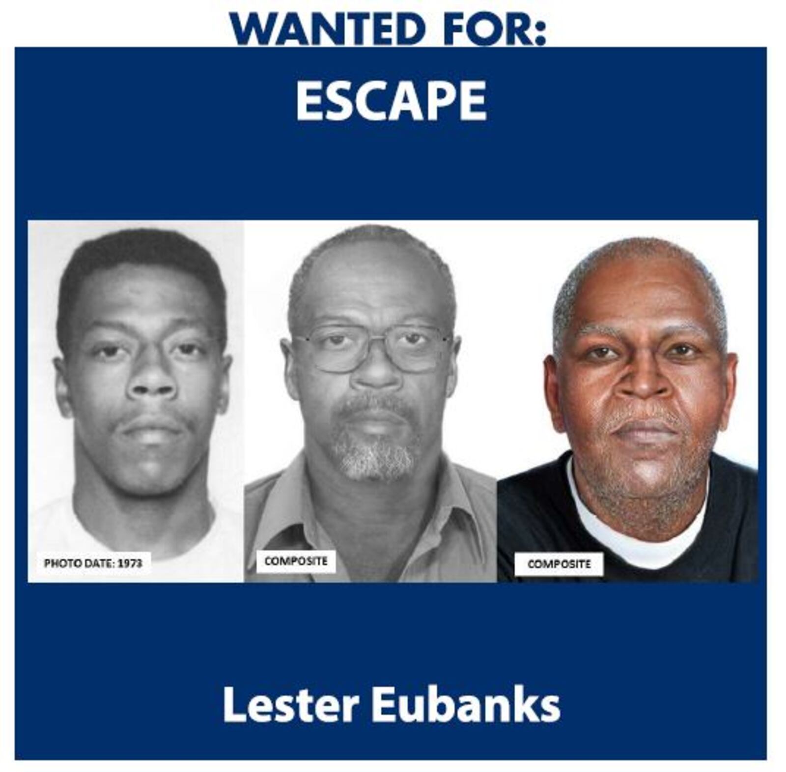 Aliases: Victor Young, Pete Eubanks, Lester William Eubanks (Courtesy: U.S. Marshals Service)