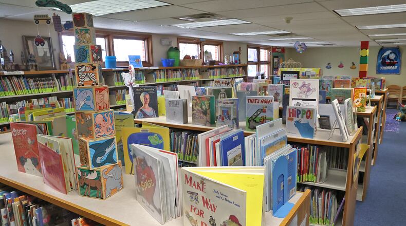 The Childrens section at the New Carlisle Library. BILL LACKEY/STAFF