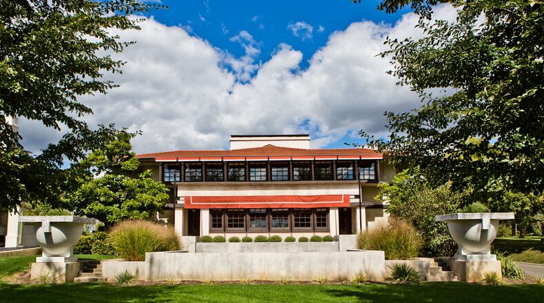 The Westcott House will celebrate its designer with the Frank Lloyd Wright 154th Birthday Party on Saturday, July 10. The event can be attended live by ticket purchase or for free online. Courtesy photo
