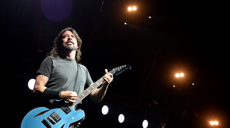 LAS VEGAS, NEVADA - DECEMBER 07:  Frontman Dave Grohl of Foo Fighters performs at the Intersect music festival at the Las Vegas Festival Grounds on December 7, 2019 in Las Vegas, Nevada.  (Photo by Ethan Miller/Getty Images)