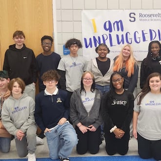 Students at Roosevelt Middle School have planned a day without electronic devices in the classroom as part of Global Day of Unplugging on Friday, March 6. CONTRIBUTED