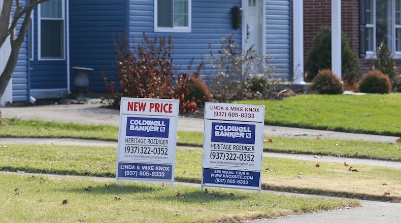 House for sale in Springfield. Bill Lackey/Staff