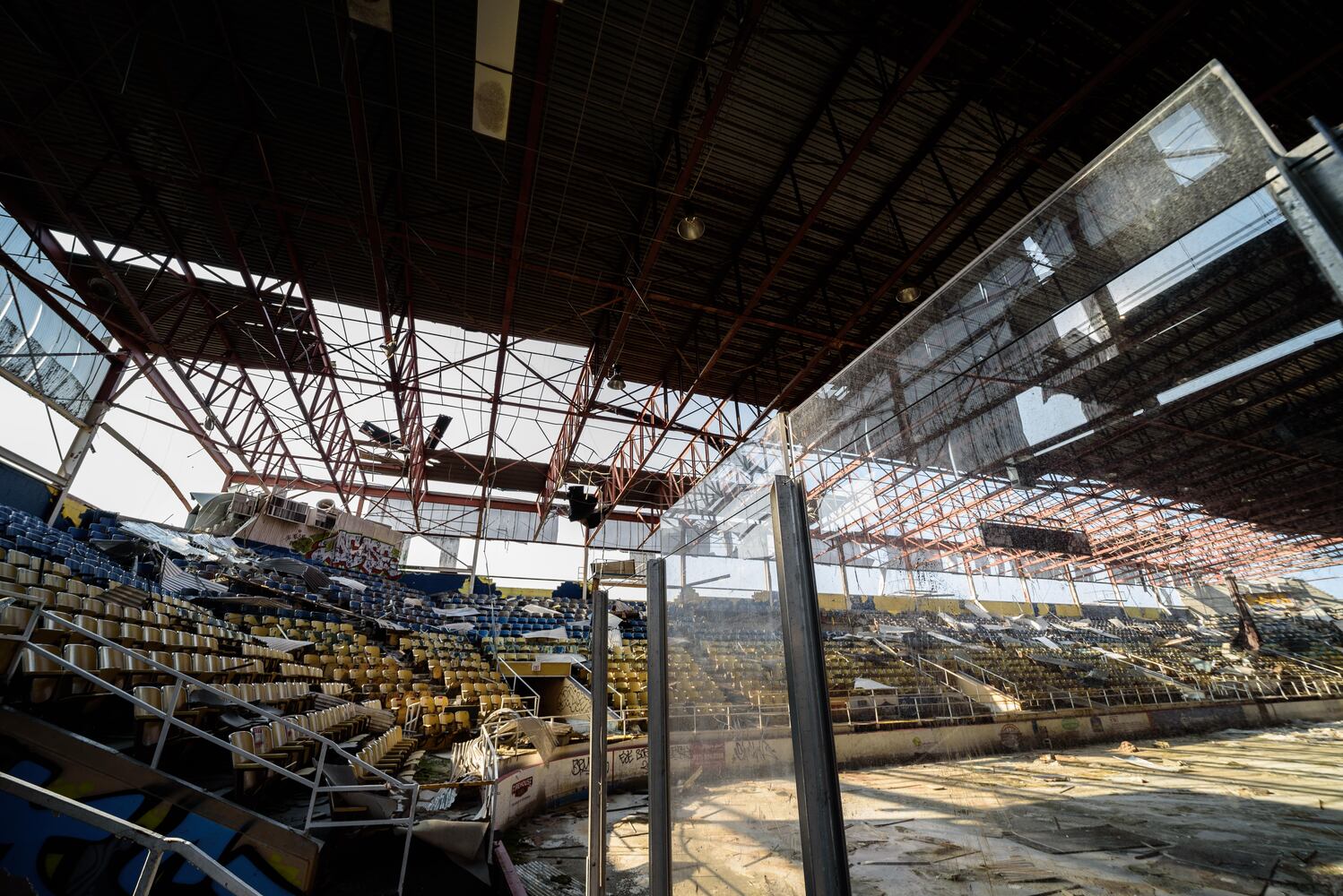 Last look inside Hara Arena