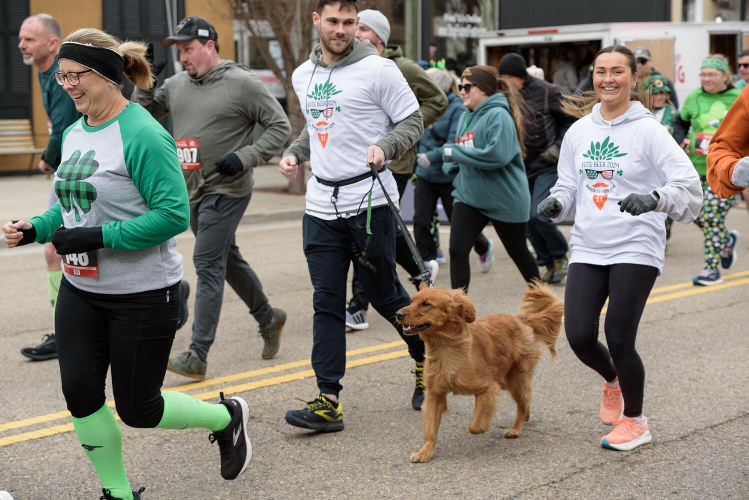 PHOTOS: St. Paddy's Day 3.1 Beer Run 2024 in Downtown Tipp City