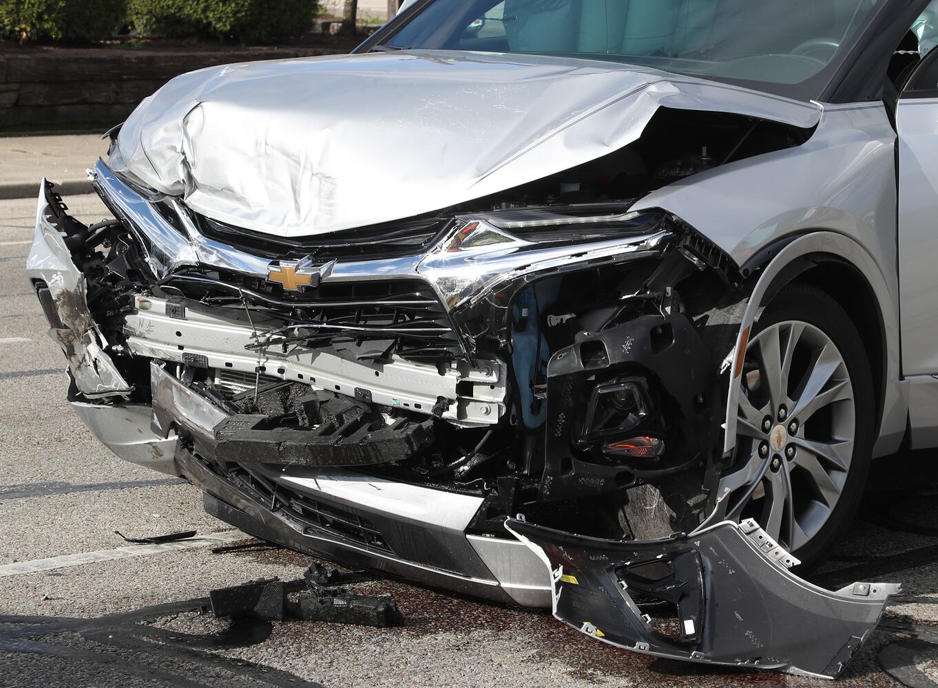 PHOTOS: Crash at Columbia and Plums Streets