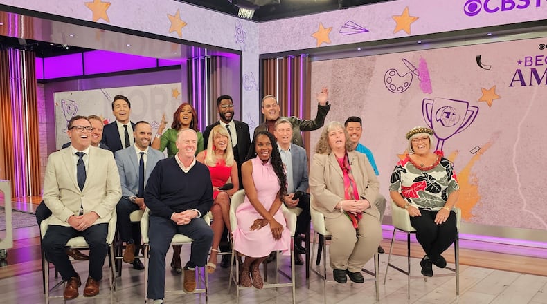Tom Jenkins, former Greenon Local Schools STEM teacher, was one of five to be introduced as an inductee to the National Teacher Hall of Fame Class of 2025 on national television show, CBS Mornings in New York City. Contributed
