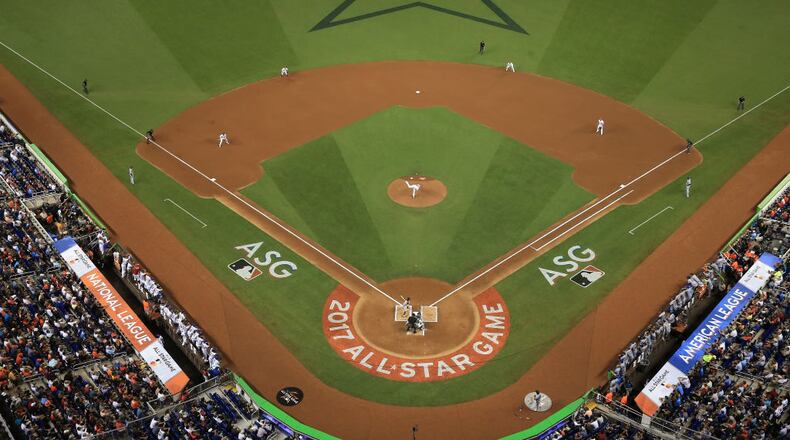 MIAMI, FL - JULY 11:  A general view during the 88th MLB All-Star Game at Marlins Park on July 11, 2017 in Miami, Florida.  (Photo by Mike Ehrmann/Getty Images)