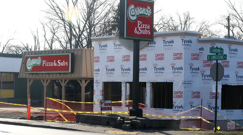 Cassanos is building a new store right next to its existing location on South Limestone, then plans to close the existing store. BILL LACKEY/STAFF