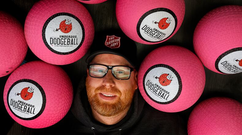 Ryan Ray is still taking team entries for the annual Nocturnal Fury Dodgeball Tournament this Saturday, March 11, 2023. All proceeds go towards sending special needs kids to camp this summer. BILL LACKEY/STAFF