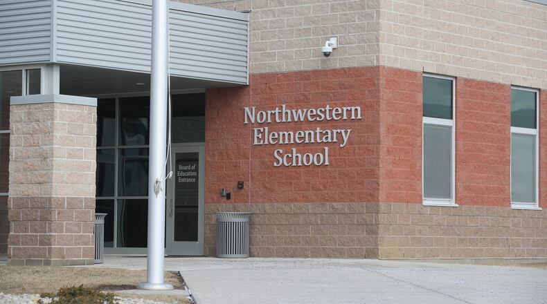 Northwestern Board of Education at Northwestern Elementary School. Bill Lackey/Staff