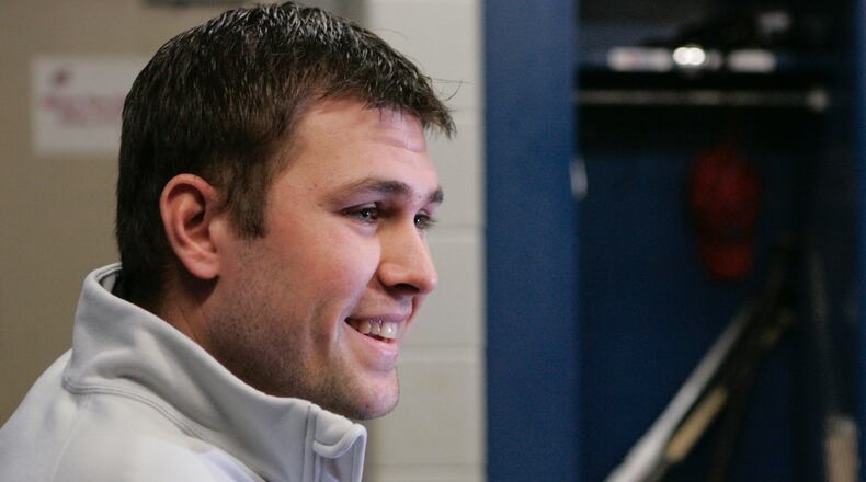 Craig Stammen visits UD in 2011.