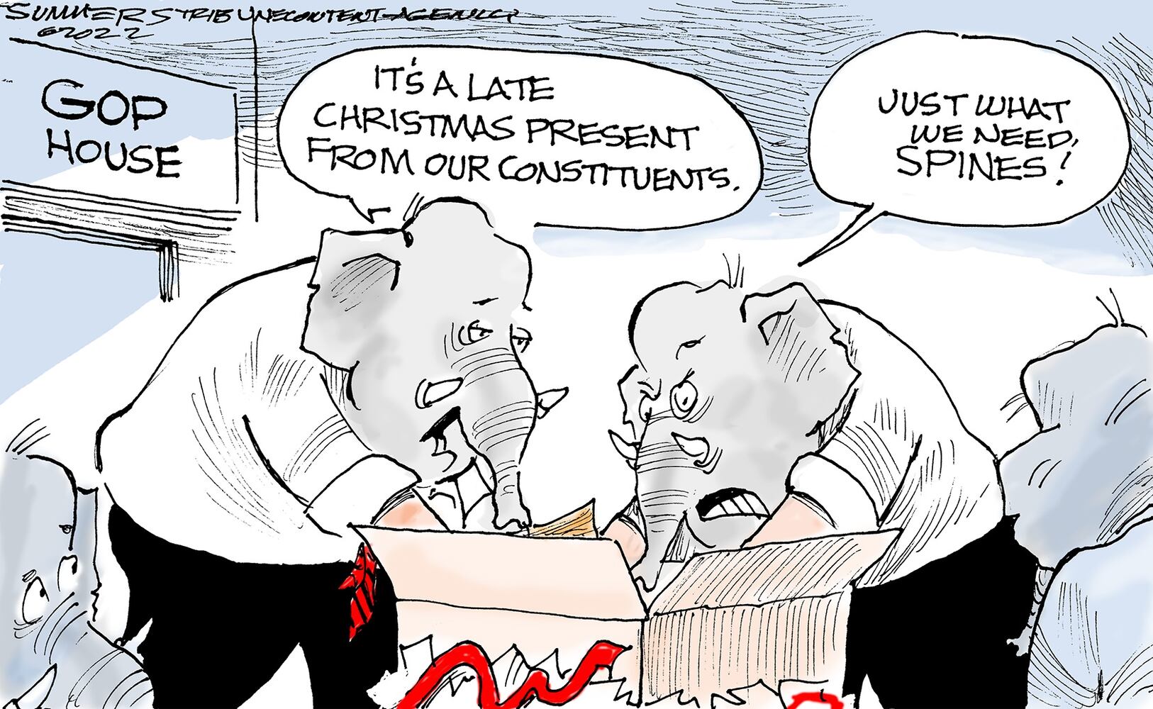 WEEK IN CARTOONS: New Year, Southwest, George Santos and more