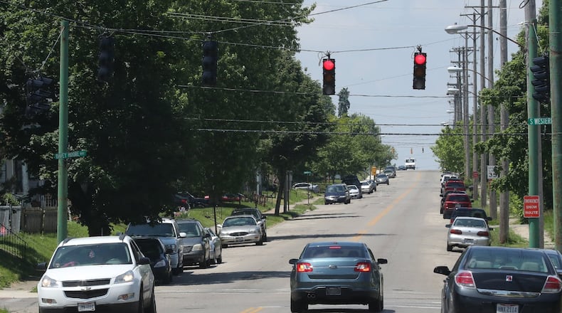 The City of Springfield is monitoring four traffic lights, including this one at Pleasant Street and Western to see if they should be replaced with stop signs. BILL LACKEY/STAFF