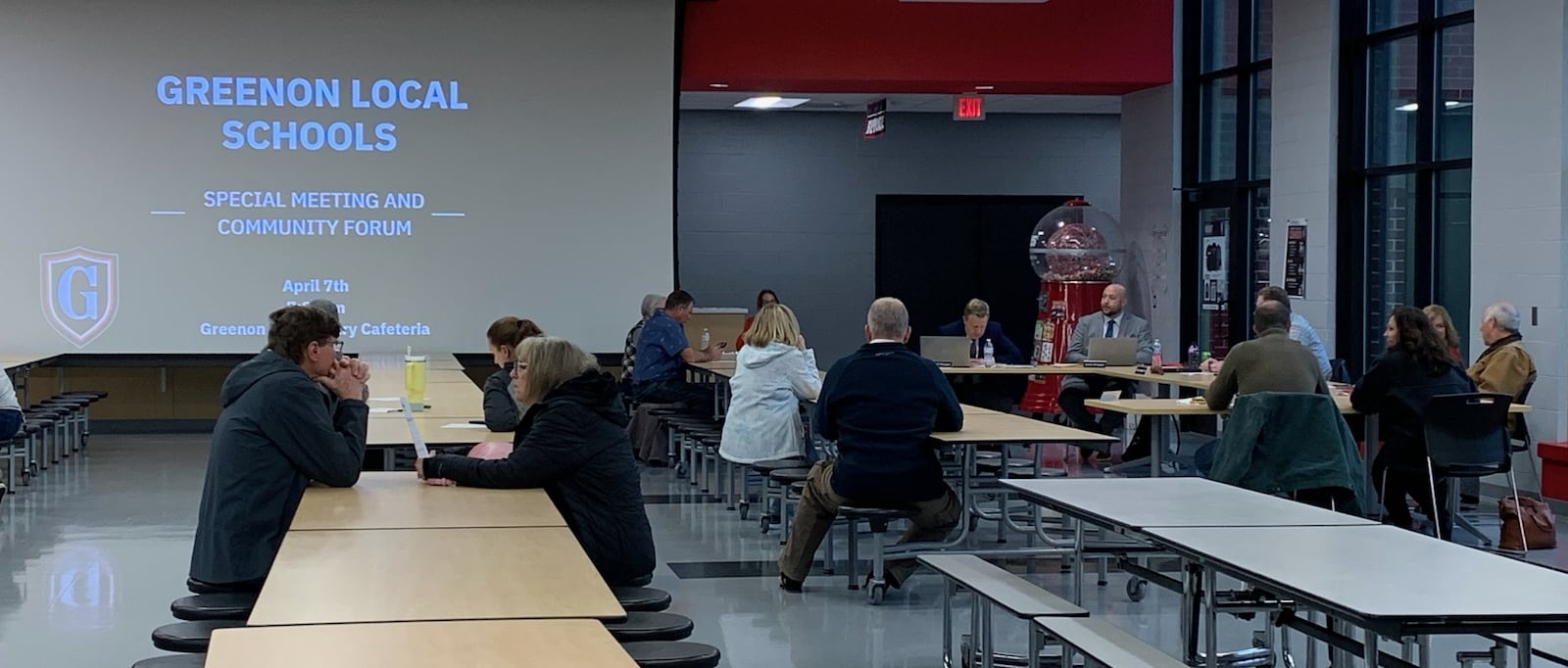 Greenon Local School District Board of Education and Superintendent held a meeting on April 7, 2025. Brooke Spurlock/Staff