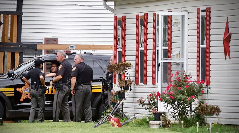 A standoff ended peacefully on Adams Street in Jamestown on Wednesday, Aug. 7 2024. MARSHALL GORBY \STAFF