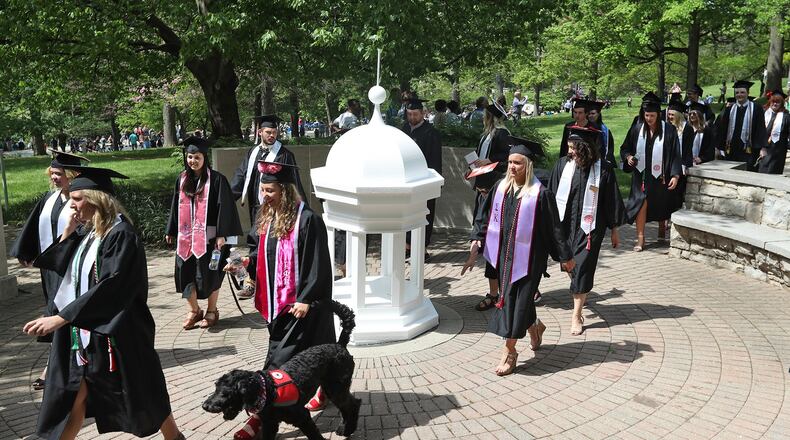 Scenes from Wittenberg University’s 2018 Commencement Ceremony Saturday. Bill Lackey/Staff