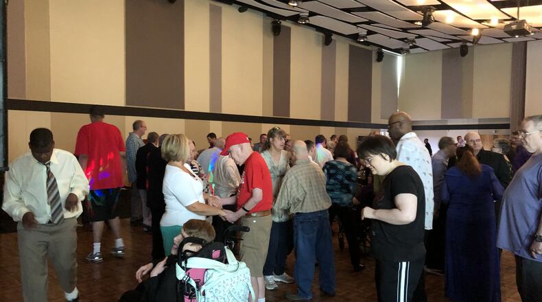 About 240 people attended the 2019 Developmental Disabilities of Clark County Spring Prom at the Hollenbeck Bayley Arts and Conference Center on Wednesday. Photo by Brett Turner
