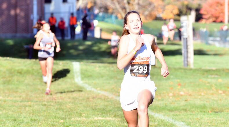 West Liberty-Salem freshman Ashley Yoder won the Division III regional championship Saturday in Troy. Greg Billing/Contributed