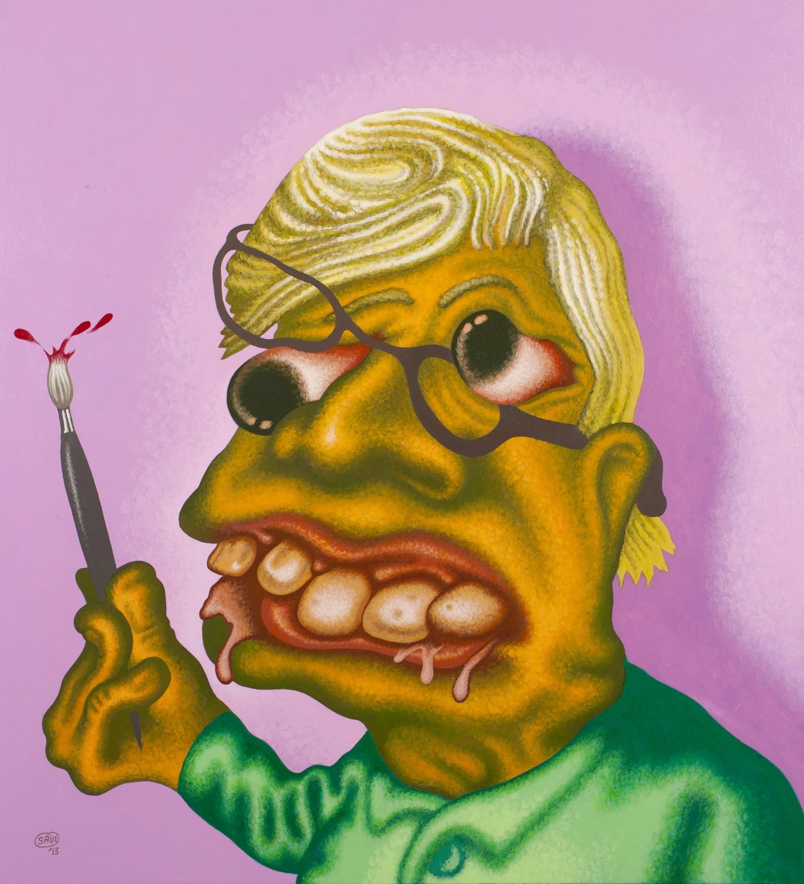 Artist Peter Saul submitted this self-portrait to the Academy. CONTRIBUTED
