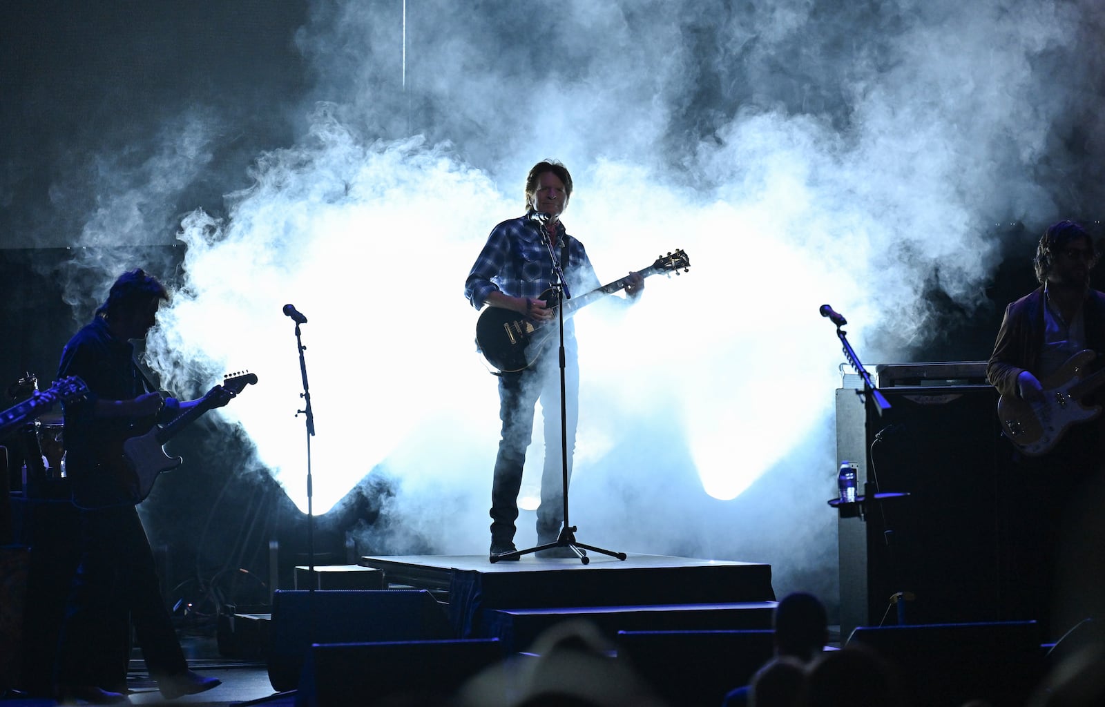 Musician John Fogerty performs during his 80th birthday celebration concert at the Beacon Theatre on Thursday, May 29, 2025, in New York. (Photo by Evan Agostini/Invision/AP)