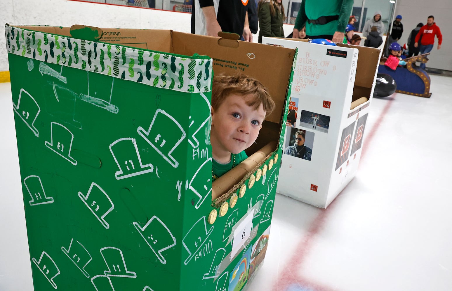 Cardboard Bobsled Races SNS