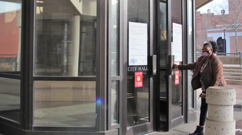 Springfield's City Hall will be closed to the public for the remainder of the year starting on Monday as local coronavirus related cases continue to surge. Hasan Karim/ Staff
