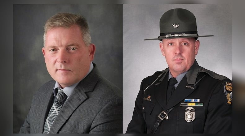 Chad Burroughs (left) and Tim Durham (right) are running for Champaign County Sheriff in the November election. Burroughs defeated incumbent Sheriff Matthew Melvin in the Republican primary in March after a countywide recount, and is running against write-in candidate Durham. The winner of this election will replace Melvin, who was elected in 2012.