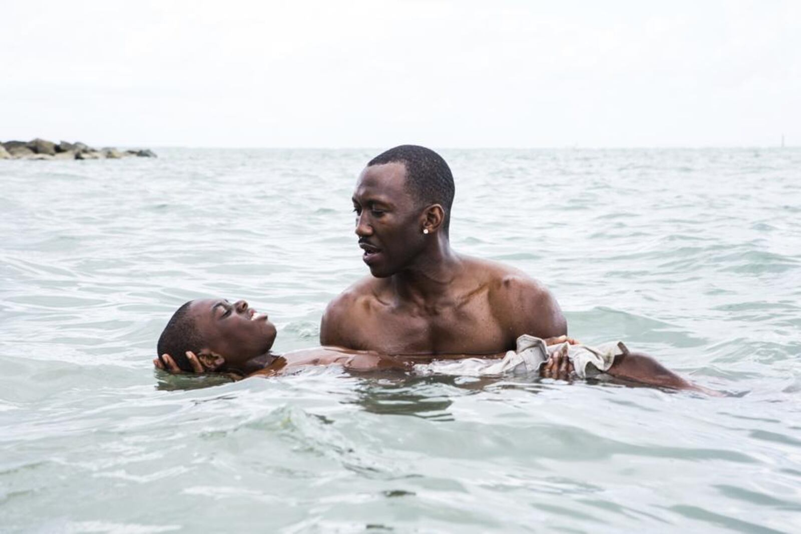 Scene from Moonlight. Centerville grad Hannah Beachler was the movie's production designer.