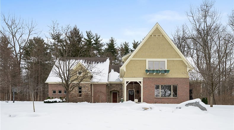 This Butler Township two story home has a finished basement, five bedrooms and 5,295 square feet of living space. It sits on a wooded cul-de-sac lot. CONTRIBUTED