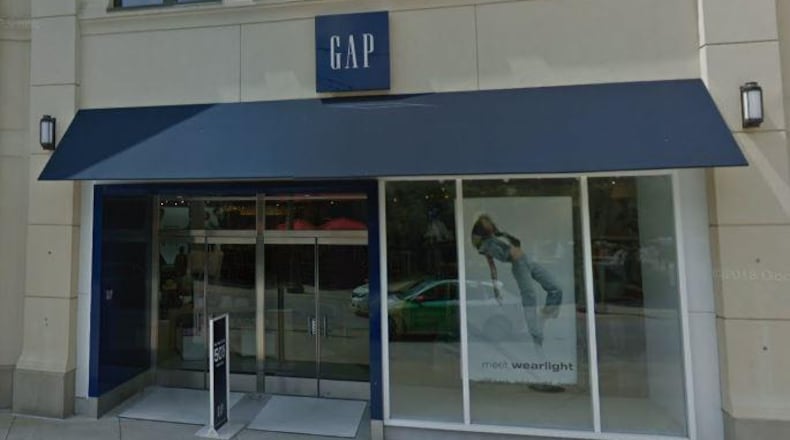 The Gap store at The Greene Town Center is closing.