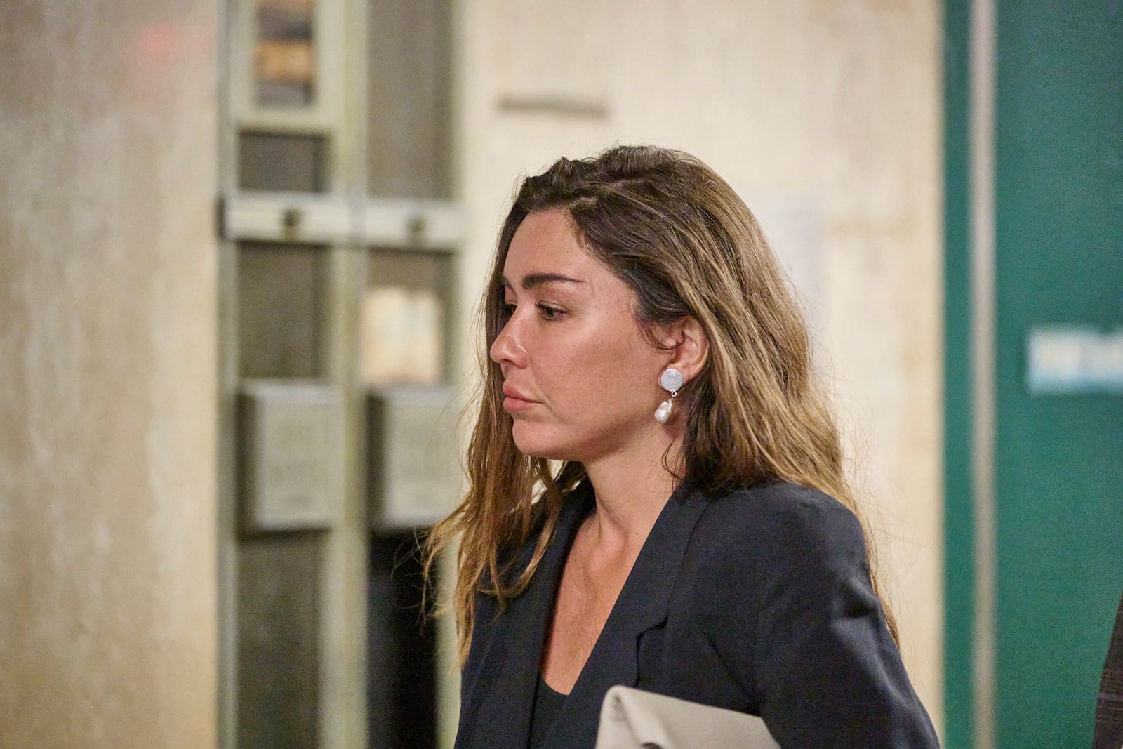 Mimi Haley walks outside Manhattan Supreme Court on Wednesday, April 30, 2025 in New York. (Curtis Means/Pool Photo via AP)