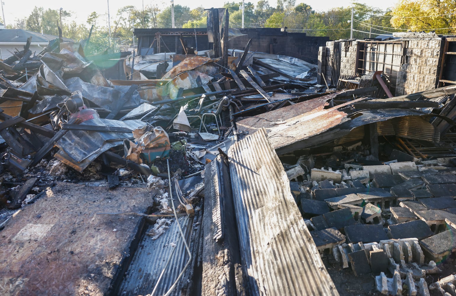 Aftermath of Urbana Fire