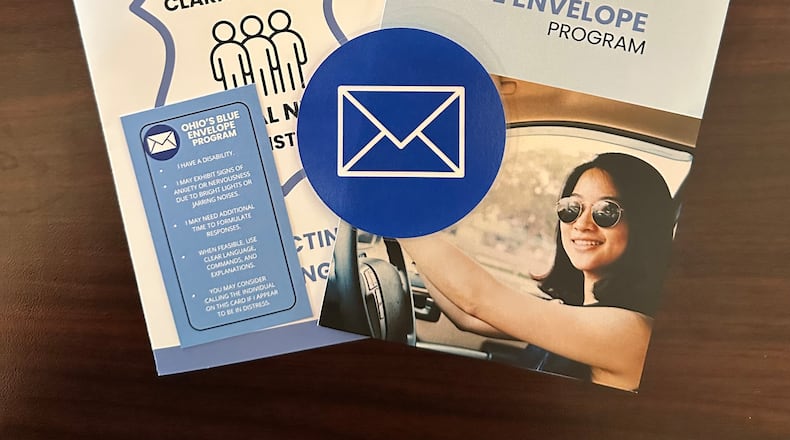 Clark County will introduce the Blue Envelope Program at an event on Saturday, Dec. 6 at the Clark County Fairgrounds. It's a program that helps those with disabilities have information at the ready in the event of a traffic stop and aids law enforcement. CONTRIBUTED