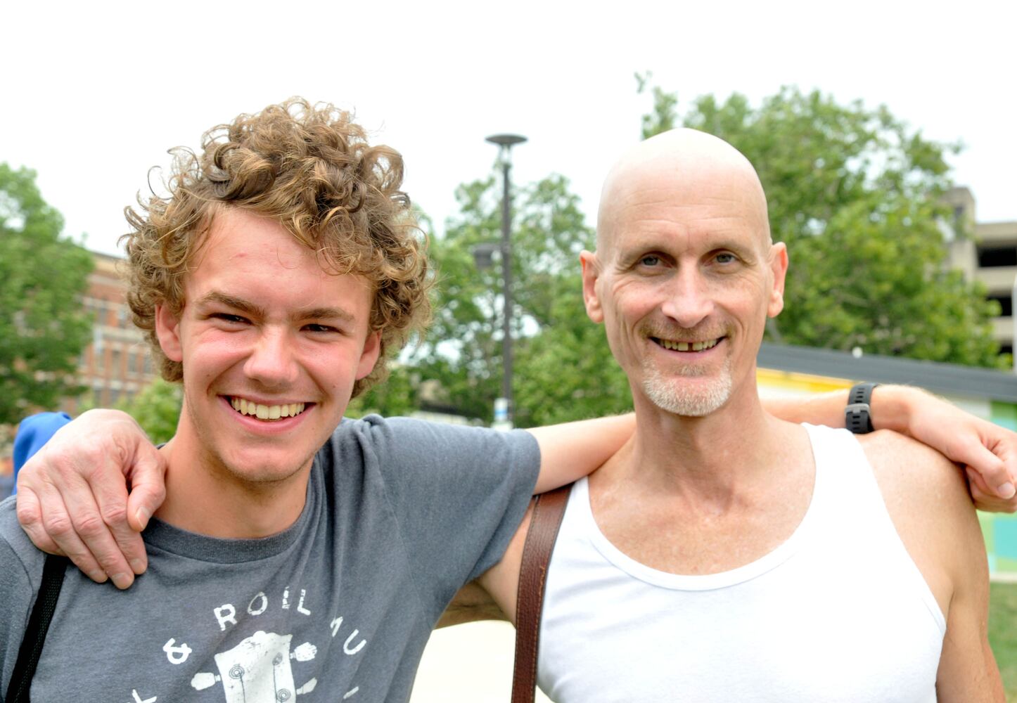 Did we spot you at the Dayton "Blues" Festival?